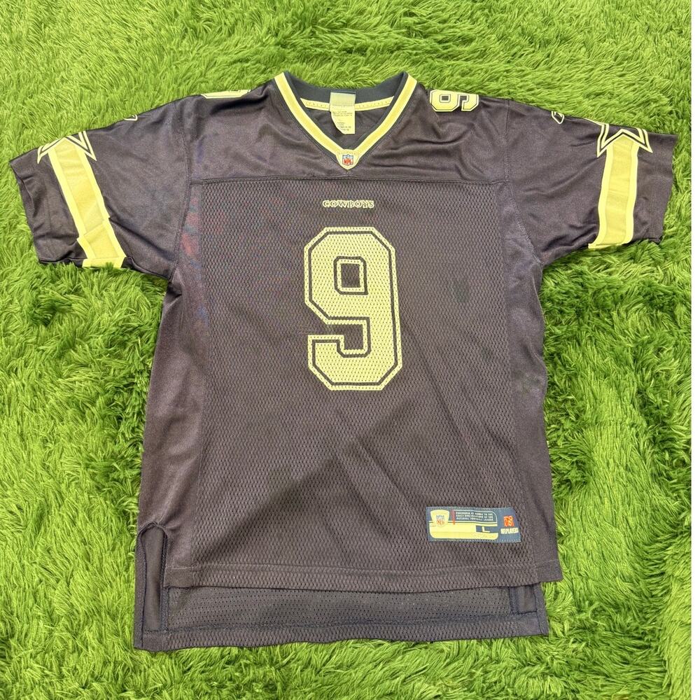 Youth Dallas Cowboys Tony Romo Blue | Silver NFL Large Jersey 2000's